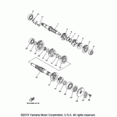 Схема вузла: Трансмісія Yamaha TTR125 TT-R125