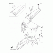 Схема вузла: Крило Yamaha YZ450F YZ450F