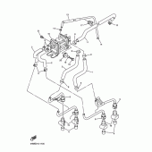Схема вузла: Воздуховод (4HME,F,G) Yamaha XJR400