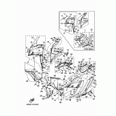 Схема вузла: Облицювальні елементи 1 Yamaha YZF-R3