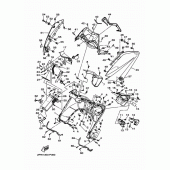 Схема вузла: Облицювальні елементи Yamaha XP500 T-MAX 530
