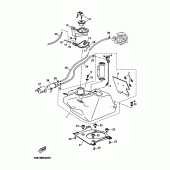 Схема узла: Топливный бак Yamaha YP250 X-MAX