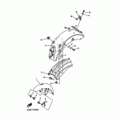 Схема узла: Крыло Yamaha XV250 Virago