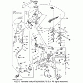 Схема узла: Топливный бак Yamaha XV1600 Midnight Star