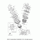Схема узла: Цилиндр Yamaha XV1600 Road Star Silverado