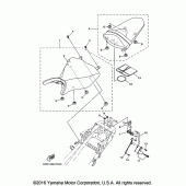 Схема вузла: Сидіння Yamaha YZF-R3