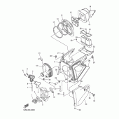 Схема вузла: Впускна система Yamaha WR250 WR250F