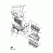 Схема узла: Впускная система Yamaha FZ6 FZ6 FAZER