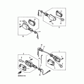 Схема узла: Поворотники Yamaha XJR1300