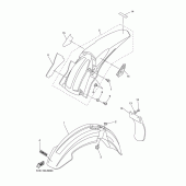Схема вузла: Крило Yamaha YZ450F YZ450F