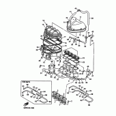 Схема вузла: Впускна система Yamaha YZF-R6/ YZF600 R6