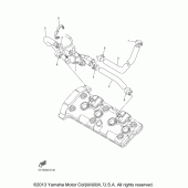 Схема узла: Система индукции воздуха Yamaha YZF-R1 R1S Limited Edition