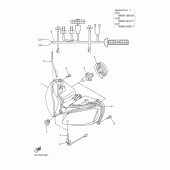 Схема вузла: Фара Yamaha YZF-R1 R1