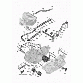 Схема узла: Масляный насос Yamaha XV1900 Star Venture