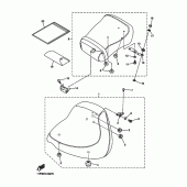 Схема узла: Сиденье Yamaha XVS1100 Drag Star Classic