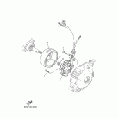 Схема вузла: Генератор Yamaha TTR90 TT-R90