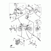 Схема вузла: Електроустаткування 2 Yamaha YZF-R6/ YZF600 R6 RaceBase