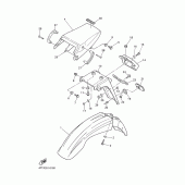 Схема вузла: Крило Yamaha XT600 XT600