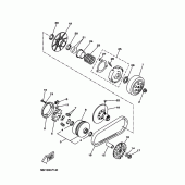 Схема вузла: Сцепление Yamaha YP250 X-MAX