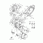 Схема вузла: Рама Yamaha XP500 T-MAX