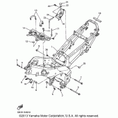 Схема узла: Рама Yamaha YZF600R Thundercat