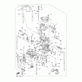 Схема узла: Карбюратор Yamaha YZ250 YZ250F