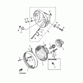 Схема узла: Фара Yamaha XJR1200