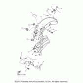Схема узла: Крыло Yamaha XV250 V-Star