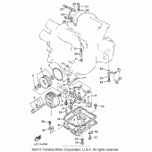Схема вузла: Фільтр масляний Yamaha XVZ1300 Venture Royale
