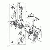 Схема вузла: Карбюратор Yamaha XJR1300
