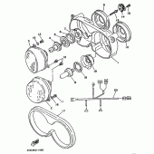 Схема вузла: Опція (ФАРА) Yamaha TDM850