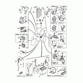 Схема узла: Электрооборудование 1 Yamaha XT225 Serow