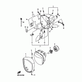 Схема вузла: Фара Yamaha XVS1300 V-Star Classic