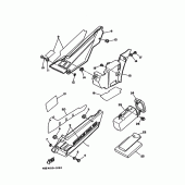 Схема узла: Боковая крышка Yamaha XT225 XT225