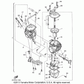 Схема вузла: Карбюратор Yamaha XV1100 Virago