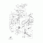 Схема узла: Топливный бак Yamaha XVS125 Drag Star