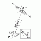 Схема вузла: Рульовий механізм Yamaha YZF-R6/YZF600 R6S