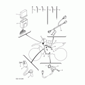 Схема вузла: Електроустаткування 1 Yamaha YZ250 YZ250F