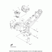 Схема узла: Рама Yamaha FZ6 FZ6R