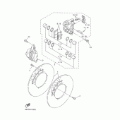 Схема узла: Etrier de frein av Yamaha XJR1300