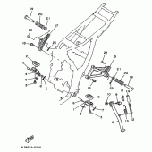 Схема узла: Подножки и Подставка Yamaha XTZ750 Super Tenere