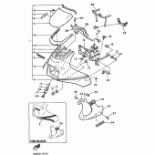 Схема вузла: Облицювальні елементи 1 Yamaha XJ900 Diversion