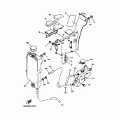 Схема узла: Масляный бак Yamaha DT125 DT125R