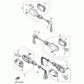 Схема узла: Поворотники Yamaha FZX750