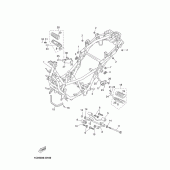 Схема узла: Рама Yamaha YP250 X-MAX
