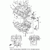 Схема вузла: Картер двигуна Yamaha YZF600R Thundercat