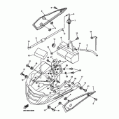 Схема узла: Боковая крышка Yamaha FZ1 FZ1 FAZER (Naked, ABS)