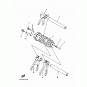 Схема вузла: Вал перемикання Yamaha MT09/MTN850 MT-09 Tracer