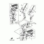 Схема узла: Подножки и Подставка Yamaha XV1700 Road Star S