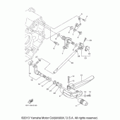 Схема узла: Вал переключения Yamaha XV1900 Roadliner Midnight